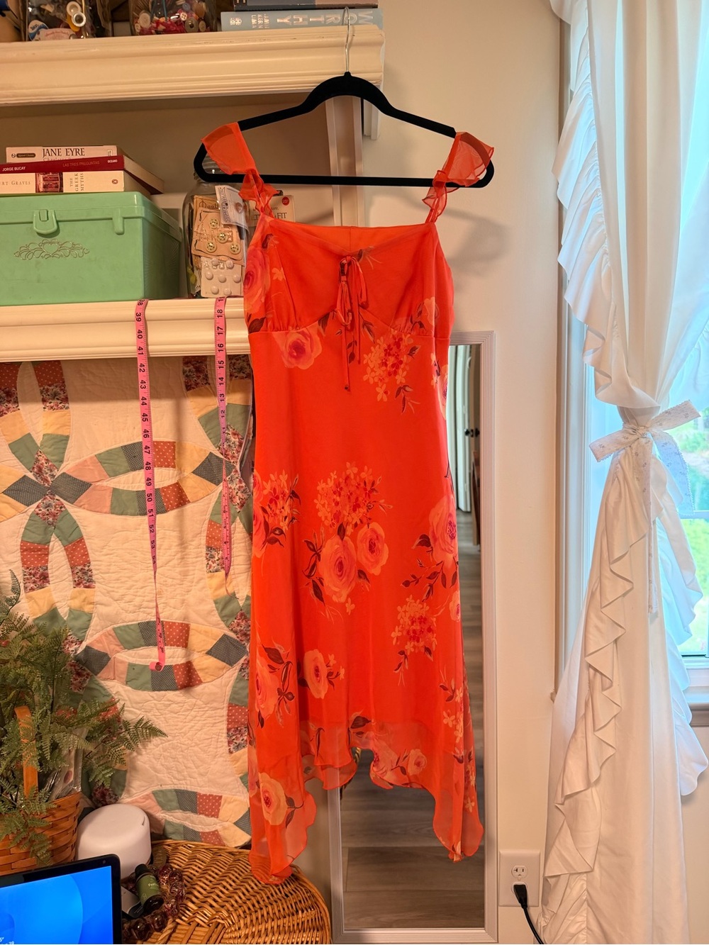 Romantic Vintage Floral Slip Dress